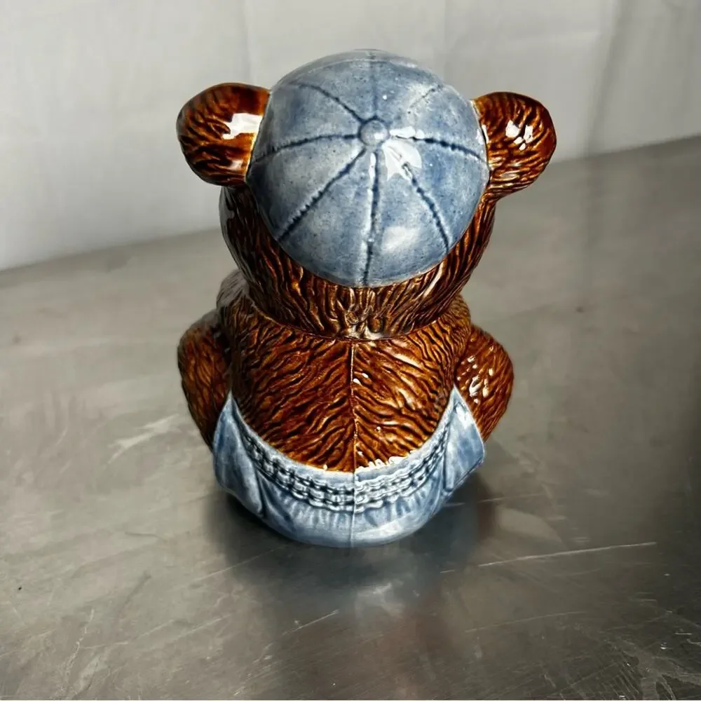 Vintage 1970’s Honey Bear‎ Pot w/ Spoon Tongue Sittre Ceramics Prod Inc